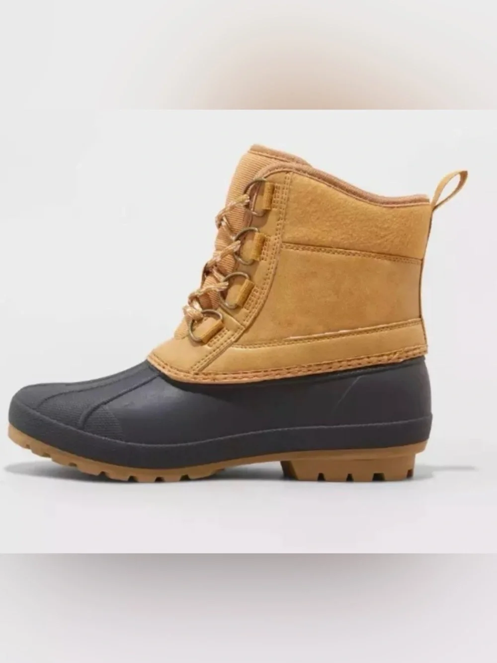 Women's Tiffy Duck Winter Boots - Universal Thread™ Tan/Black - new